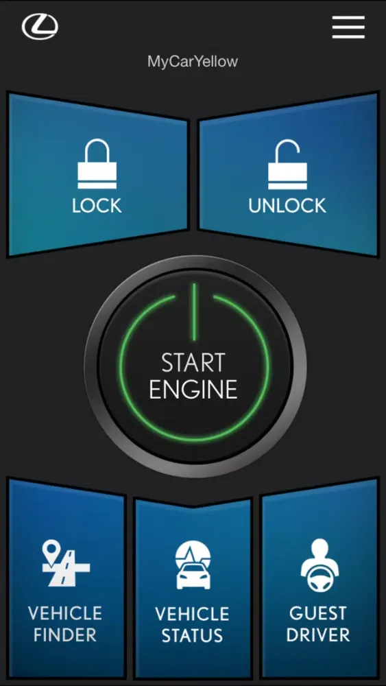 Capturas de pantalla de Lexus Enform Remote