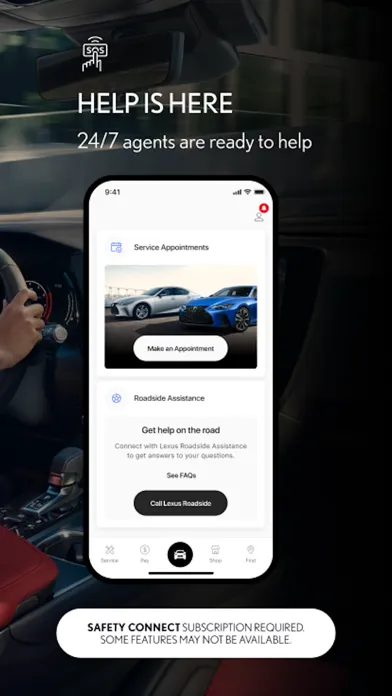 Tangkapan layar Lexus