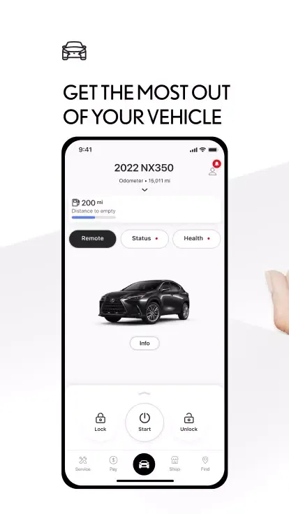 Tangkapan layar Lexus