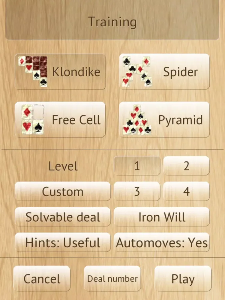 Ảnh chụp màn hình của Artifice of Solitaire Free iPad 