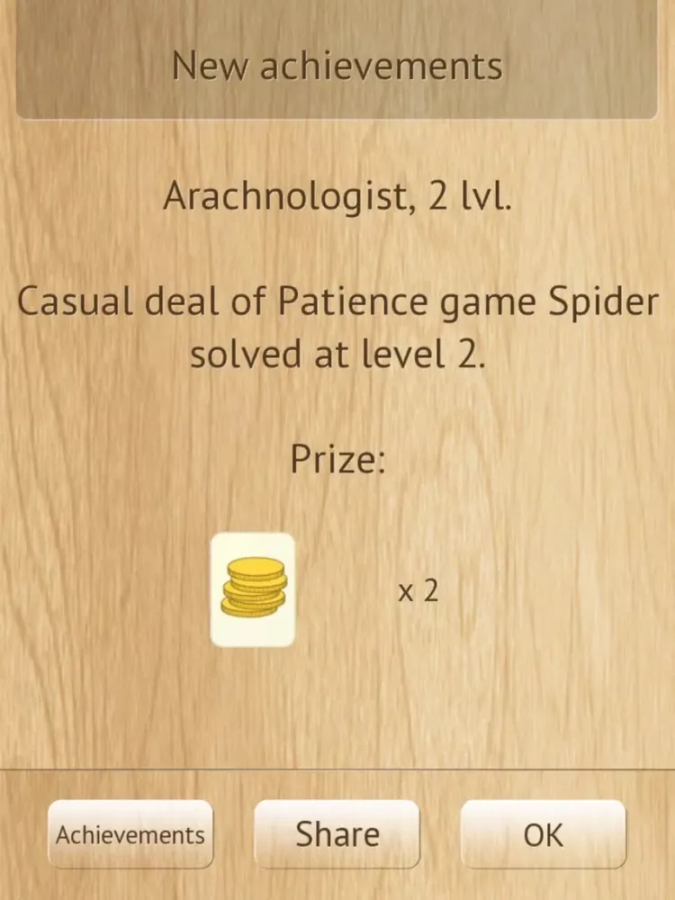Ảnh chụp màn hình của Artifice of Solitaire Free iPad 
