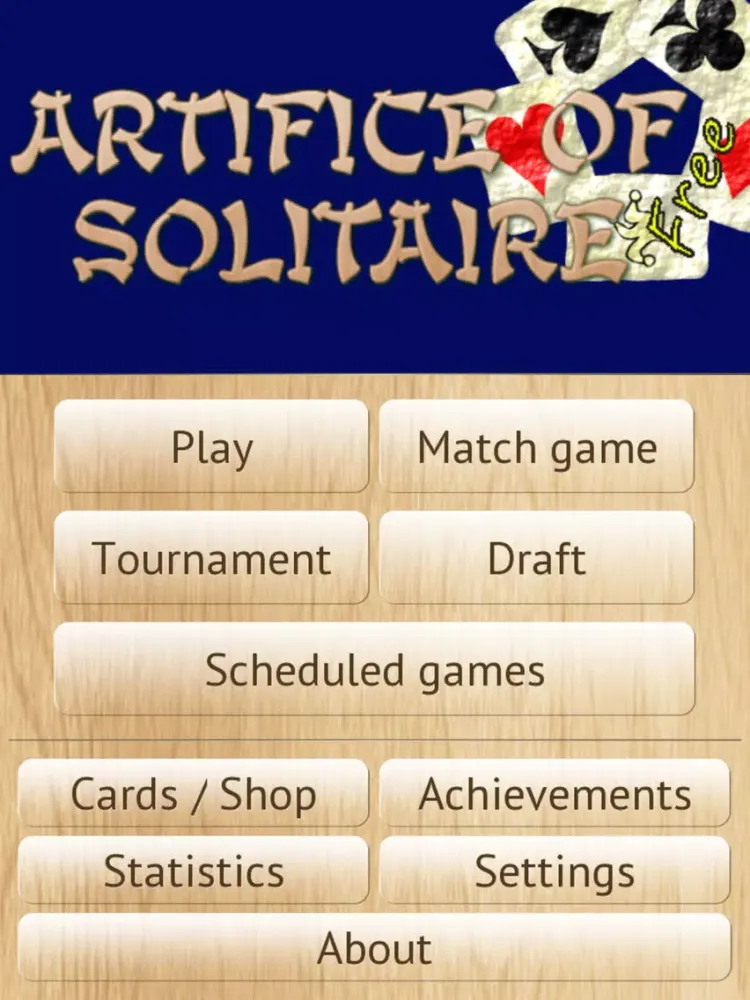 Ảnh chụp màn hình của Artifice of Solitaire Free iPad 