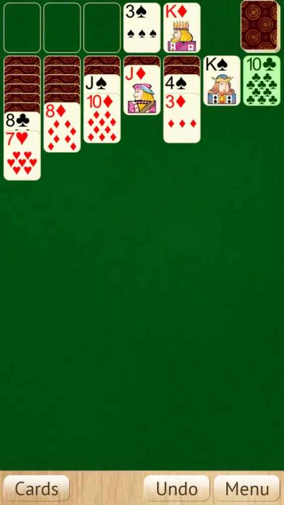 Ảnh chụp màn hình của Artifice of Solitaire Free