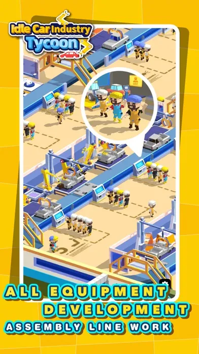 Capturas de tela do Idle Car Industry Tycoon