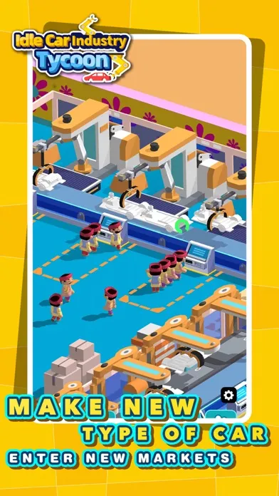 Capturas de tela do Idle Car Industry Tycoon