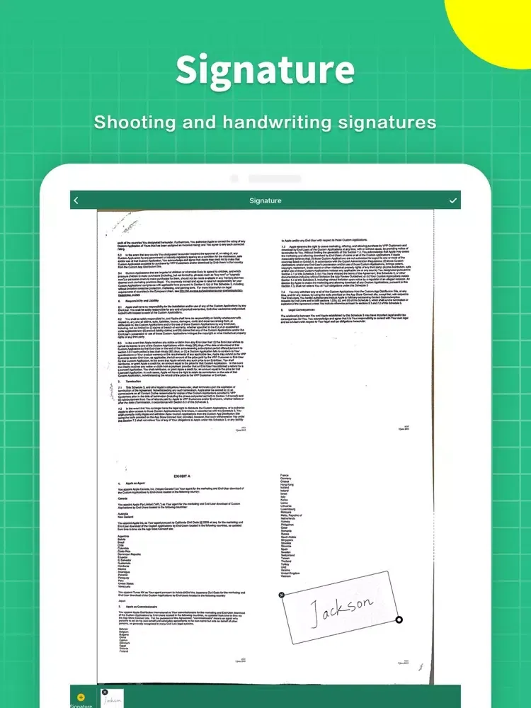 تصاویر FScanner- PDF quick converter iPad 