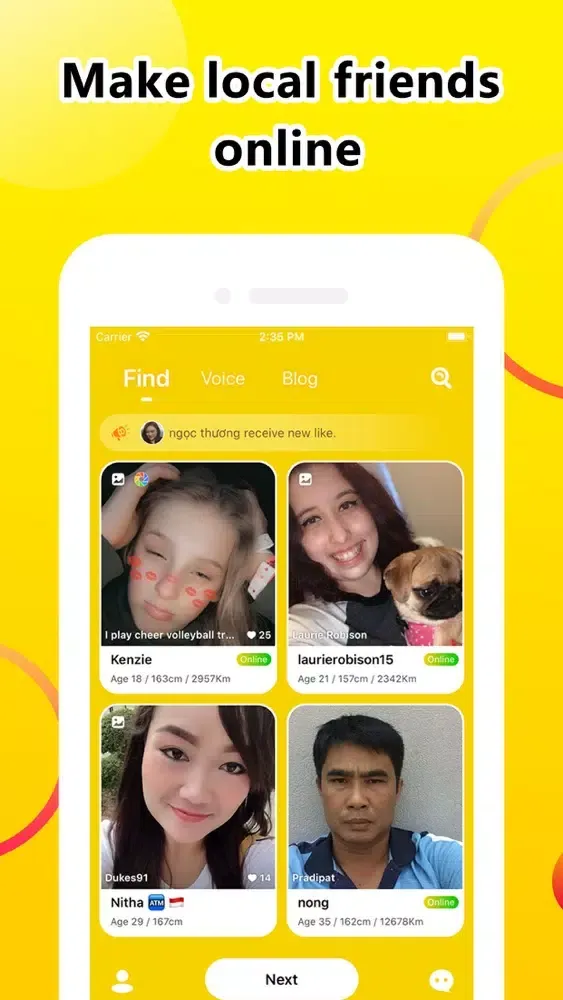 تصاویر Truer -Match& Make Friends App