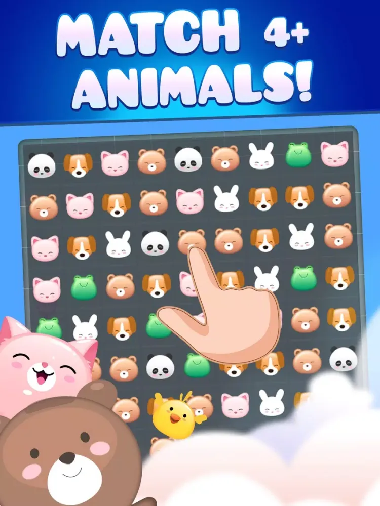 Zrzuty ekranu Animal Blast - Match 4 Game iPad 