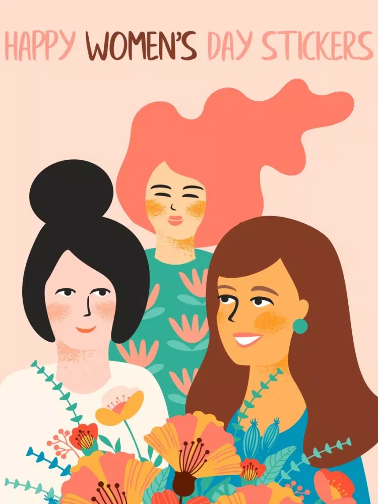 Happy Womens Day Stickers 2019 iPad  Screenshots
