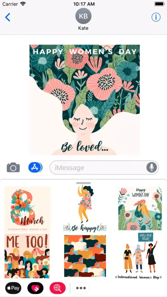 Happy Womens Day Stickers 2019 Screenshots