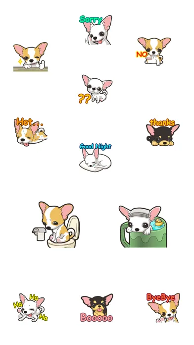 Chihuahua Dog - Stickers Screenshots