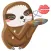 Cute Sloth - Stickers