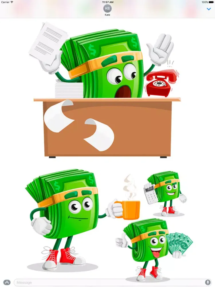 Скриншоты Rich Moji - Money Emojis iPad 