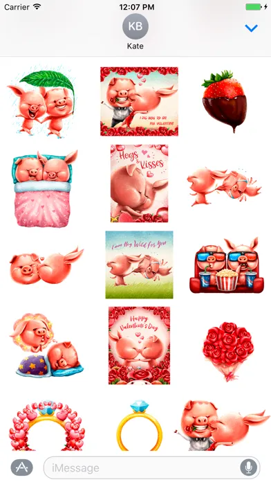 Hogs & Kisses Valentine´s Pigs Screenshots