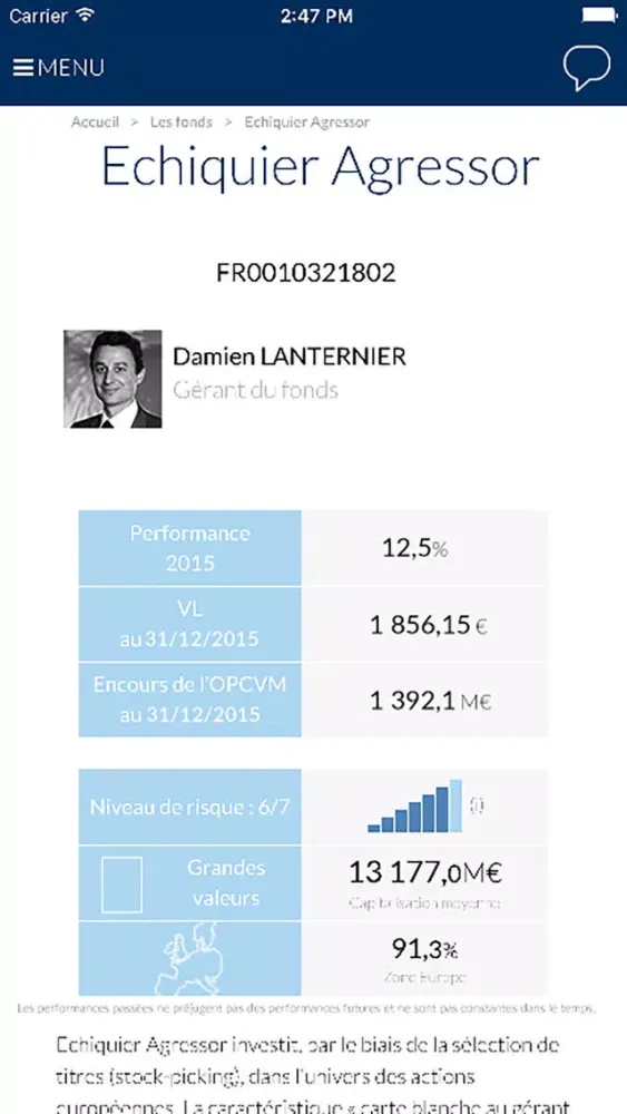 Ma gestion privée - La Financière de l’Echiquier Screenshots