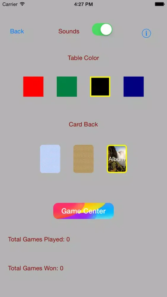 Captures d'écran de Card Battles