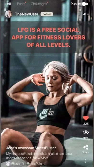 LFG Fitness 스크린샷