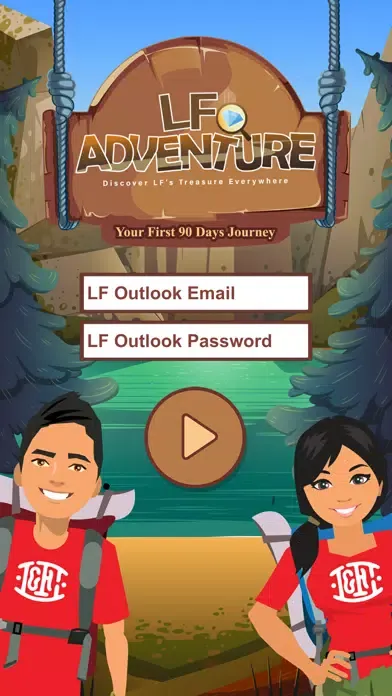 Capturas de tela do LF Adventure
