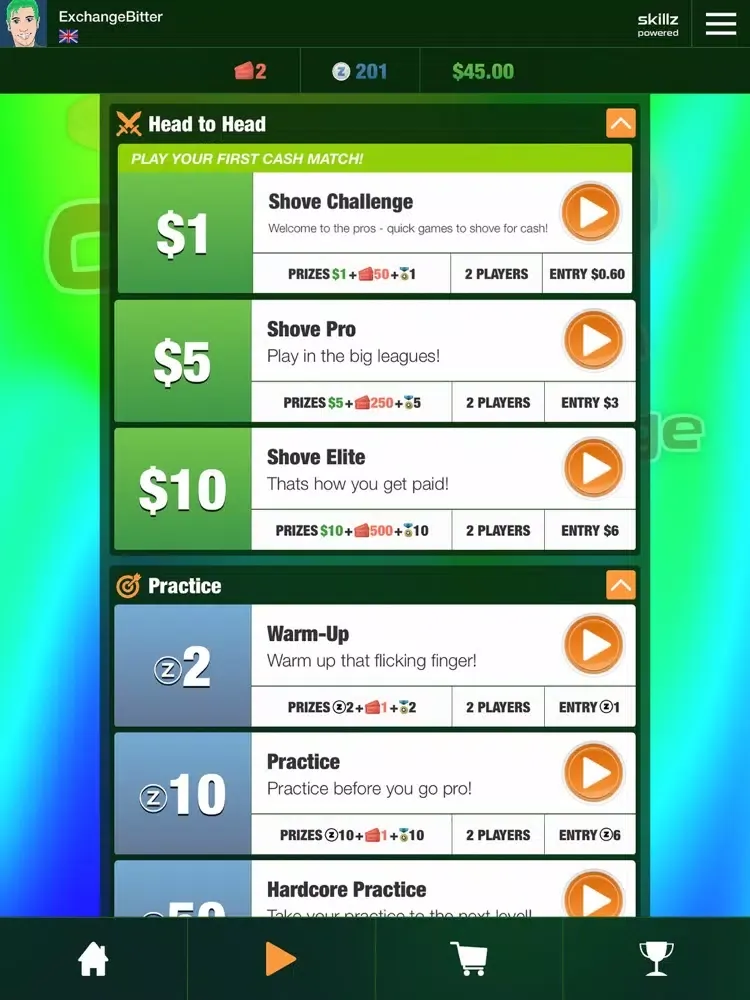 Capturas de pantalla de Coin Shove Challenge iPad 