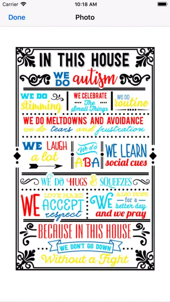 Capturas de pantalla de Autismoji - Autism Quotes
