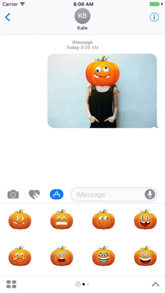 Funny Pumpkin - Animated Emoji Screenshots