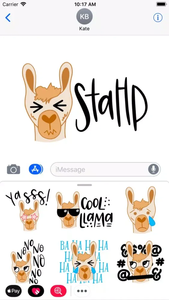 صور Miss Llama Drama - Stickers