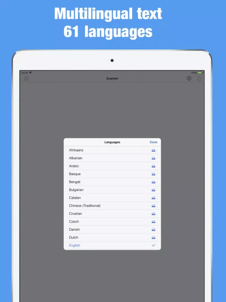 Zrzuty ekranu SC - PDF and OCR doc Scanner iPad 