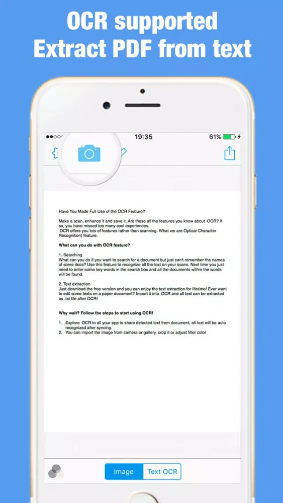 Zrzuty ekranu SC - PDF and OCR doc Scanner