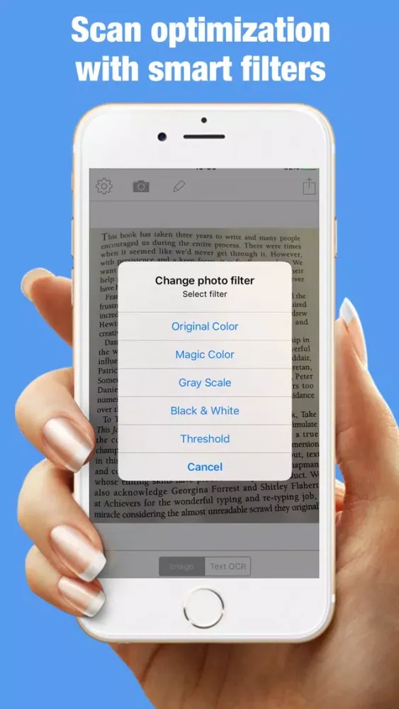 Zrzuty ekranu SC - PDF and OCR doc Scanner