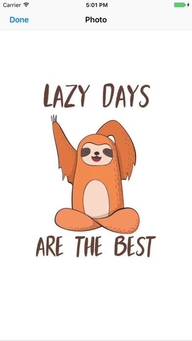 Sloth Emoji and Stickers Screenshots