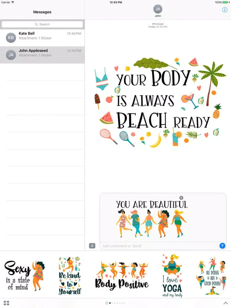 ภาพหน้าจอของ Love Yourself - Body Positive iPad 