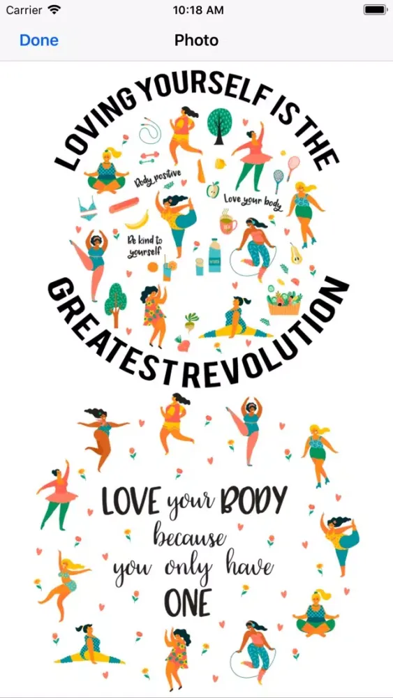 ภาพหน้าจอของ Love Yourself - Body Positive
