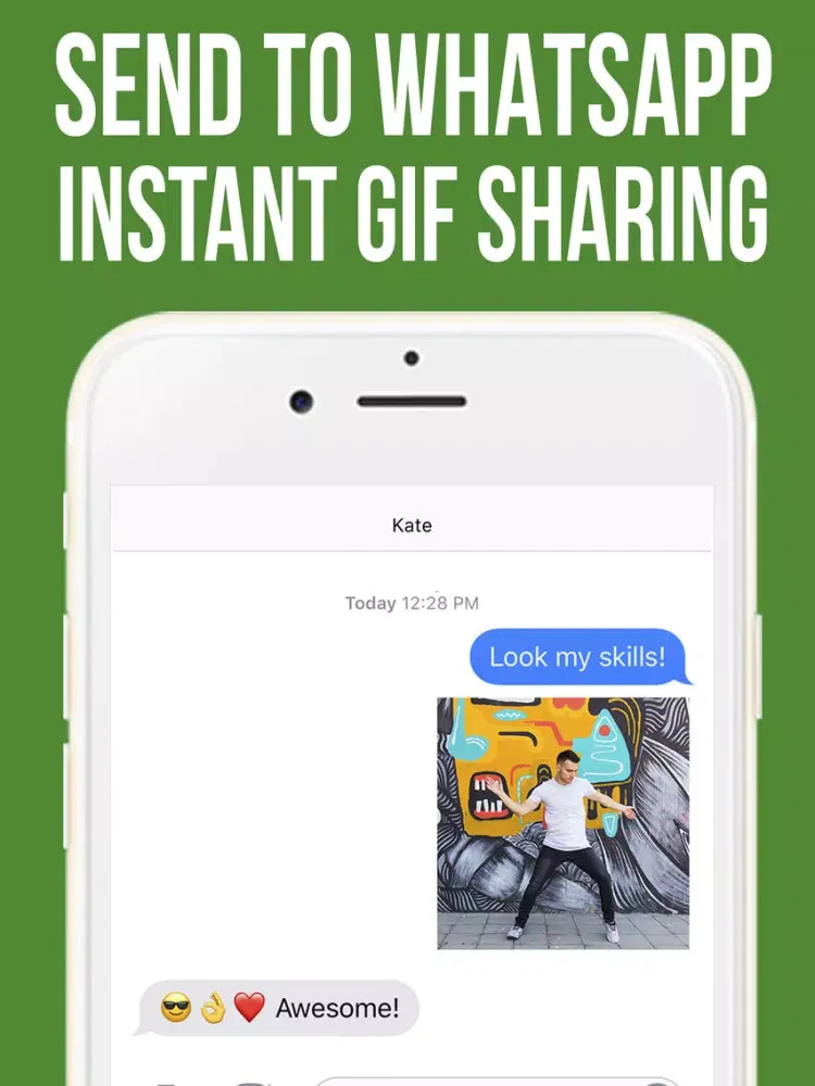 Скриншоты WhatsGIF - Do GIF for Chat App iPad 