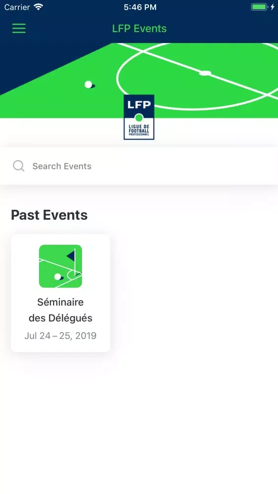 Capturas de pantalla de LFP Events