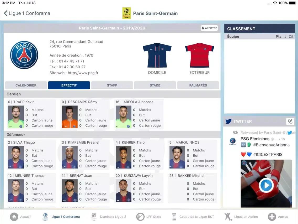 LFP (Officiel) iPad  Ekran Görüntüleri