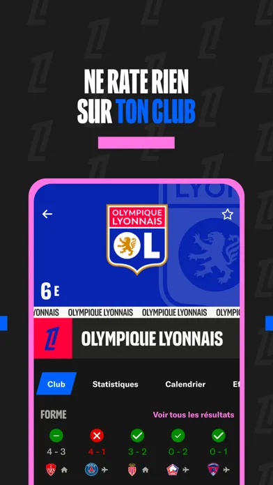 Zrzuty ekranu Ligue 1 App Officielle