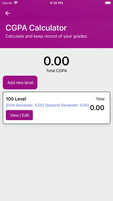 LFX UNIBEN 100L 1st semester Screenshots