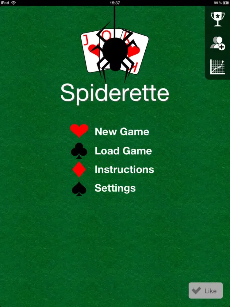 Capturas de pantalla de Spiderette iPad 