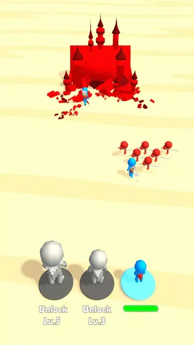Capturas de tela do TNT Rush