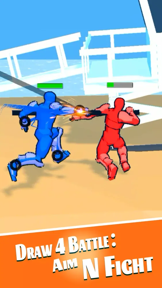 Capturas de tela do Draw 4 Battle: Aim N Fight
