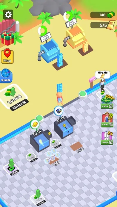 Capturas de tela do Fish Farm: Mart Simulator