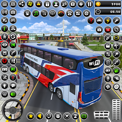 City Coach Drive Bus Game 3D