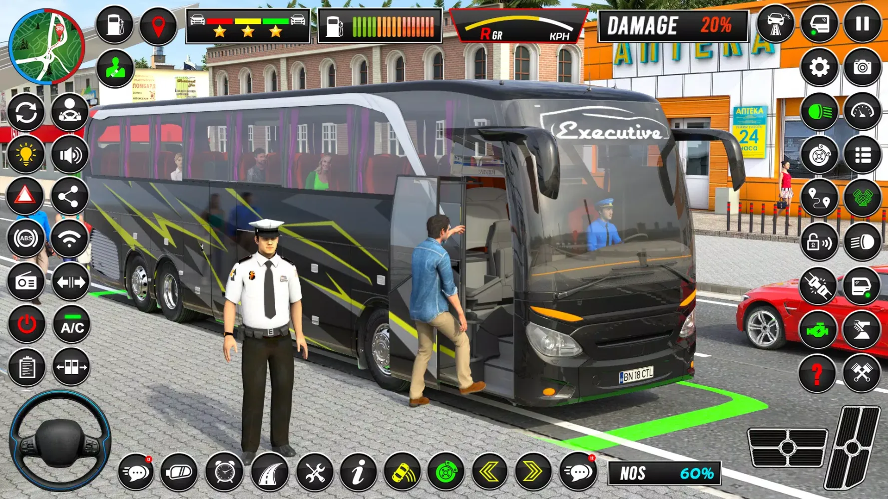 City Coach Drive Bus Game 3D Screenshots