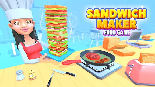Captures d'écran de Sandwich Maker - Food Game