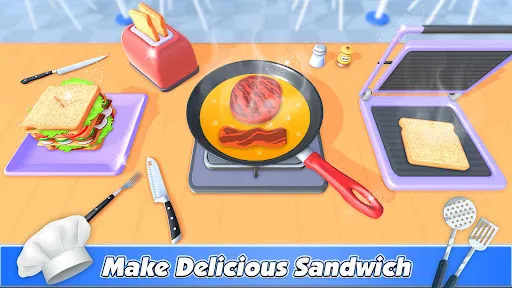Captures d'écran de Sandwich Maker - Food Game