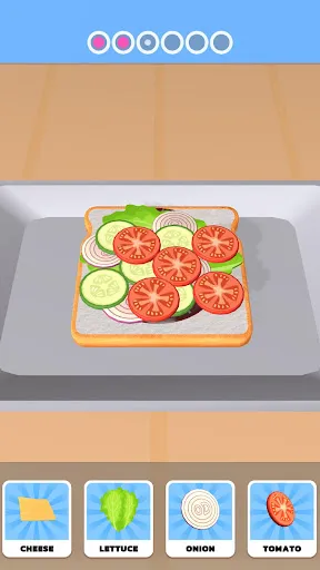 Captures d'écran de Sandwich Maker - Food Game
