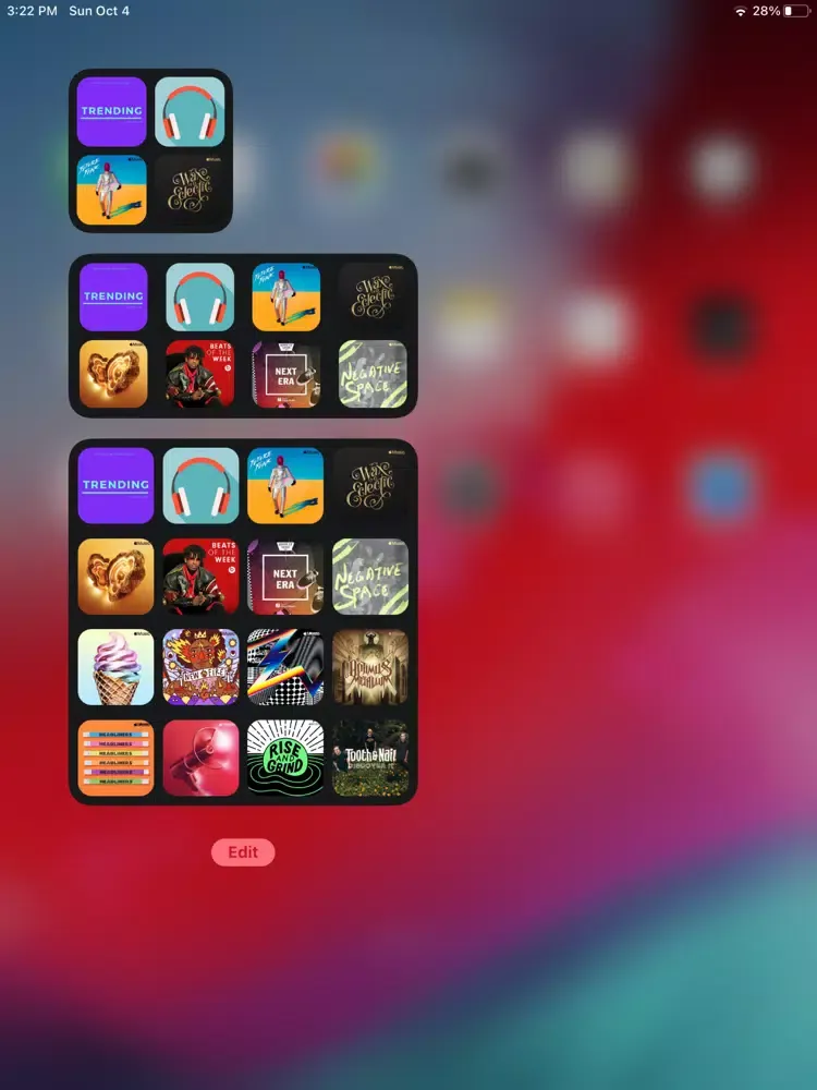 SongFeed - For Playlists iPad 应用截图