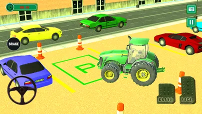 Tangkapan layar Modern Parking Tractor Games