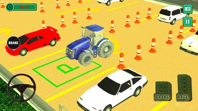 Tangkapan layar Modern Parking Tractor Games