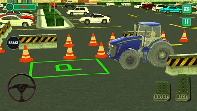 Tangkapan layar Modern Parking Tractor Games